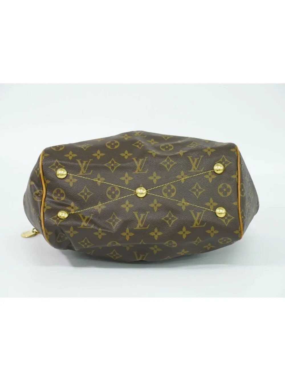 Louis Vuitton LV Tivoli PM Monogram Handbag Brown